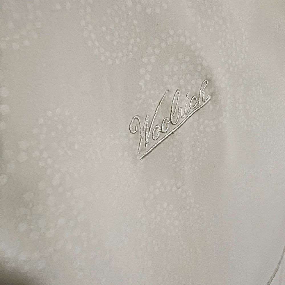 Woolrich Winter White Cream Vest with Fur Collar Collar L - Picture 10 of 12